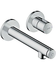 hansgrohe Axor Uno kit de finition 45112800 encastré mitigeur lavabo , avec saillie 158mm, aspect inox