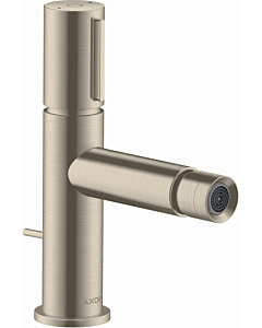 Axor Uno Select Bidetarmatur 45210820 Brushed Nickel, mit Ablaufgarnitur