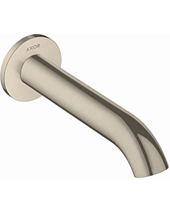 Axor Uno Wanneneinlauf 38411820 Brushed Nickel, gebogen, Wandmontage