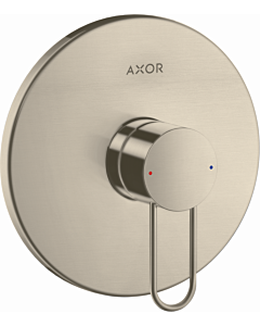 Axor Uno Brausearmatur 38626820 Brushed Nickel, mit Bügelgriff, Unterputz