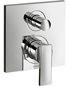 hansgrohe Fertigmontageset Axor Citterio chrom, für Unterputz-Wannen-Einhebelmischer