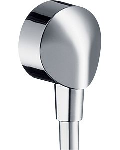 hansgrohe Schlauchanschluss Fixfit E chrom, DN 15, mit Rückflussverhinderer