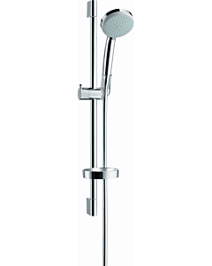 hansgrohe Brauseset Croma 100 Vario 27772000 chrom, mit 65 cm Brausestange Unica C