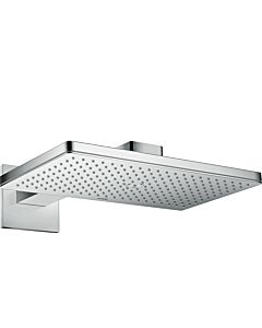 Axor ShowerSolutions Kopfbrause 1jet 35278000 chrom, 46x30cm, mit Brausearm und eckiger Rosette
