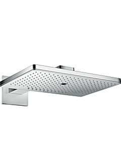 Axor ShowerSolutions Kopfbrause 3jet 35282000 chrom, 46x30cm, mit Brausearm und eckiger Rosette