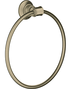hansgrohe Handtuchring Axor Montreux 42021820 Metall, brushed nickel