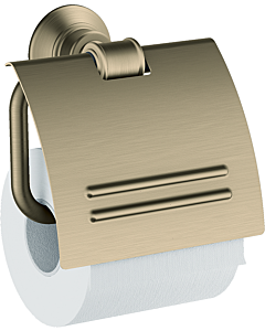 hansgrohe Papierhalter Axor Montreux 42036820 mit Deckel, Metall, brushed nickel