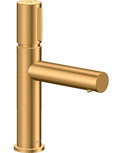 hansgrohe Axor Uno Wash basin mixer 45012250 projection 123mm, non-closable waste fitting, brushed gold optic