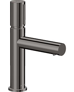 hansgrohe Axor Uno wash basin mixer 45012330 projection 123mm, non-closable waste fitting, polished black chrome