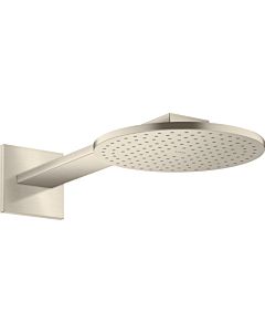 hansgrohe Douche de tête Axor 35284820 avec bras de douche, nickel brossé