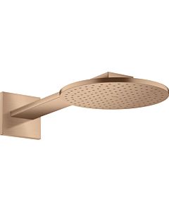 hansgrohe Axor Kopfbrause 35296310 mit Brausearm, brushed red gold