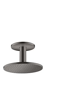 hansgrohe Axor douche de tête 35286340 avec raccordement au plafond, chrome noir brossé