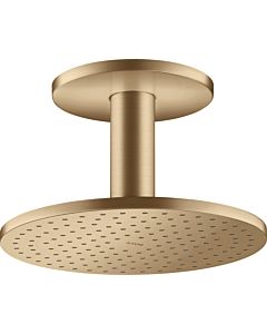 hansgrohe Douche de tête Axor 35286140 avec raccordement au plafond, bronze brossé