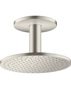 hansgrohe Axor overhead shower 35286800 with ceiling connection, stainless steel optic