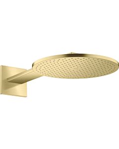 hansgrohe Douche de tête Axor 35303950 avec bras de douche, laiton brossé