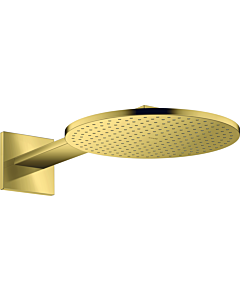 hansgrohe Axor overhead shower 35303990 with shower arm, polished gold optic
