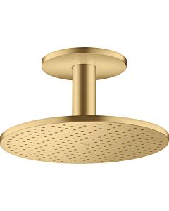 hansgrohe Axor Kopfbrause 35301250 mit Deckenanschluss, brushed gold optic