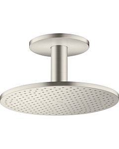 hansgrohe Axor overhead shower 35304800 with ceiling connection, stainless steel optic