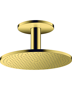 hansgrohe Douche de tête Axor 35301990 avec raccordement au plafond, optique or poli