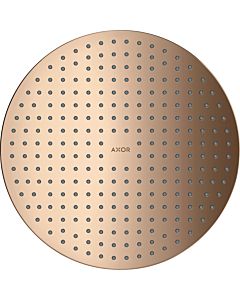 hansgrohe Axor overhead shower 35302300 ceiling, concealed Plumbing , polished red gold