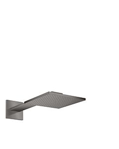 hansgrohe Axor overhead shower 35310340 with shower arm, brushed black chrome