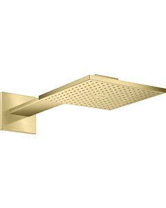 hansgrohe Douche de tête Axor 35310950 avec bras de douche, laiton brossé
