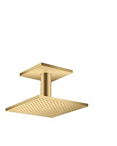 hansgrohe Axor Kopfbrause 35312250 mit Deckenanschluss, brushed gold optic