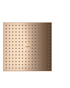 hansgrohe Axor overhead shower 35313300 ceiling, concealed Plumbing , polished red gold