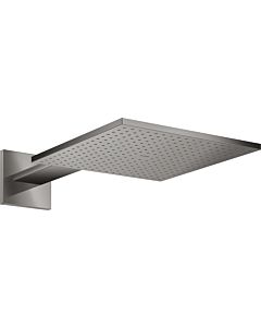 hansgrohe Axor overhead shower 35314330 with shower arm, polished black chrome