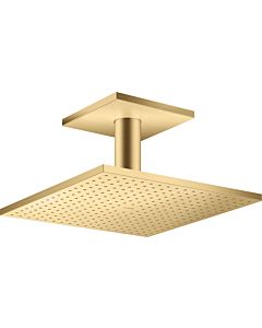 hansgrohe Axor Kopfbrause 35316250 mit Deckenanschluss, brushed gold optic