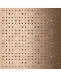 hansgrohe Axor overhead shower 35317310 ceiling, concealed Plumbing , brushed red gold