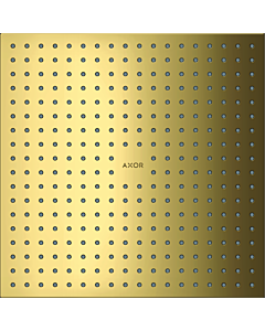 hansgrohe Axor overhead shower 35317990 ceiling, concealed Plumbing , polished gold optic