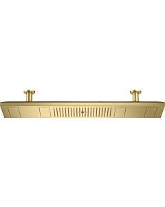 hansgrohe Axor ShowerHeaven Kopfbrause 10628950 1200x300mm, mit Beleuchtung 3500 K, brushed brass