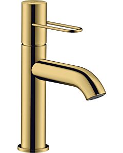 hansgrohe Axor Uno Wash basin mixer 38026990 projection 127mm, with loop handle, non-closable waste fitting, polished gold optic
