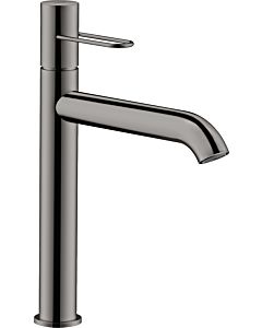hansgrohe Axor Uno Wash basin mixer 38032330 projection 201mm, non-closable waste set, with loop handle, polished black chrome