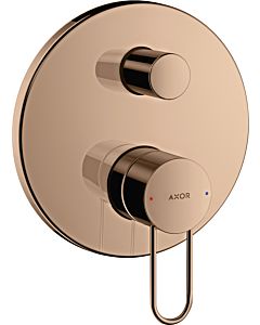 hansgrohe Axor Uno Finishing set 38426300 Concealed bath mixer, with loop handle, polished red gold