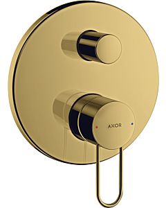hansgrohe Axor Uno Finishing set 38428990 Concealed bath mixer, with loop handle, with integrated safety combination, polished gold optic