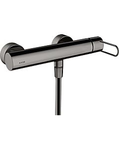 hansgrohe Axor Uno shower mixer 38621330 surface-mounted, with loop handle, polished black chrome