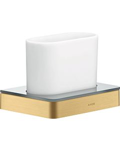 hansgrohe Axor Zahnglas 42834250 Glas, Wandmontage, brushed gold optic