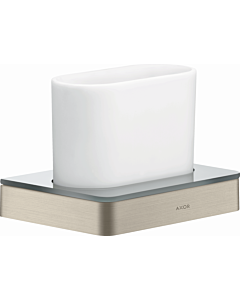 hansgrohe Axor Zahnglas 42834820 Glas, Wandmontage, brushed nickel