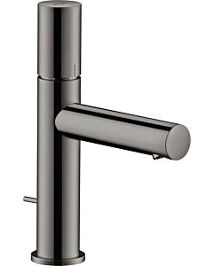 hansgrohe Axor Uno Waschtischarmatur 45001330 Ausladung 123mm, mit Zerogriff, Zugstangen-Ablaufgarnitur, polished black chrome