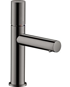 hansgrohe Axor Uno Wash basin mixer 45002330 projection 123mm, with zero handle, non-closable waste set, polished black chrome