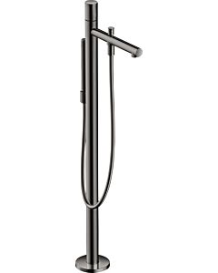 hansgrohe Axor Uno Fertigmontageset 45416330 Wannenarmatur, bodenstehend, mit Zerogriff, polished black chrome