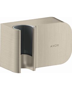 hansgrohe Axor One unité de portier 45723820 G 2000 /2, fonction de maintien de douche intégrée, nickel brossé