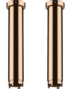 hansgrohe AXOR ShowerSolutions Verlängerung Set 13603300 230 mm für Deckenbefestigung ShowerHeaven 1200/300 4jet, Polished Red Gold