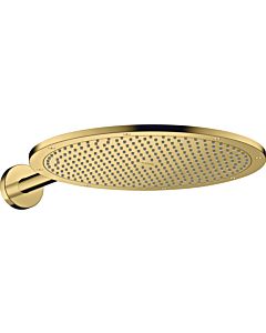 hansgrohe Axor Kopfbrause 26034990 mit Brausearm, Wandmontage, polished gold optic