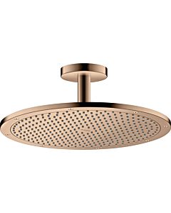 hansgrohe Douche de tête Axor 26035300 avec raccordement au plafond, or rouge poli