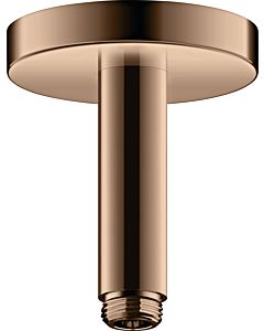 hansgrohe Axor ceiling connector 26432300 100mm, round, polished red gold