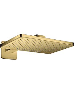 hansgrohe Douche de tête Axor 35275990 avec bras de douche, rosace, optique or poli