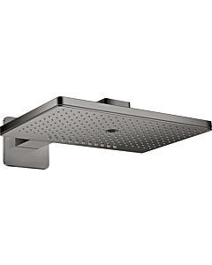 hansgrohe Axor overhead shower 35276330 with shower arm, rosette, polished black chrome